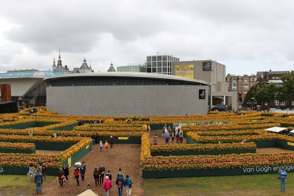 Van Gogh Sunflower Labyrinth