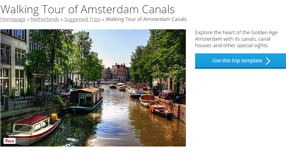 Walking Tour of Amsterdam Canals