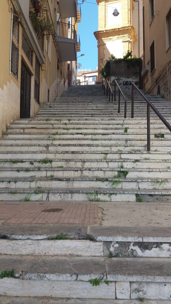 agrigento has lots of steps