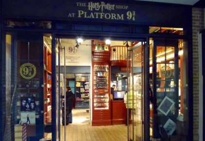 Harry Potter 9 3/4 Shop Opens at London Kings Cross Station