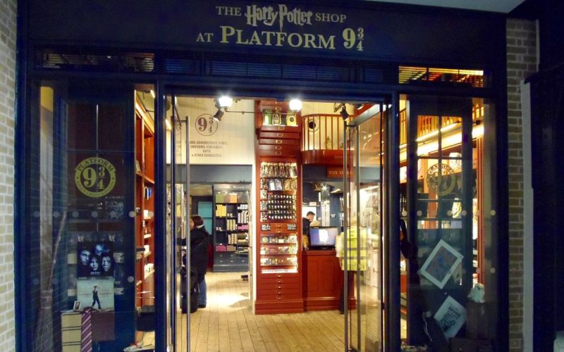 Harry Potter 9 3/4 Shop Opens at London Kings Cross Station