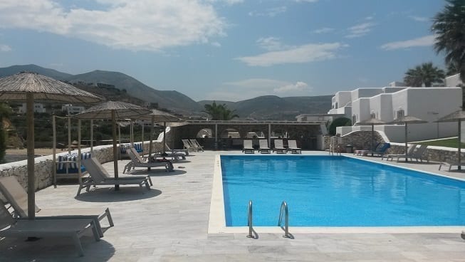 Paros Bay Pool Area