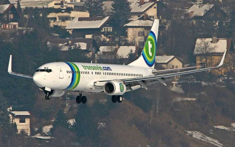 Transavia Flight to Porto