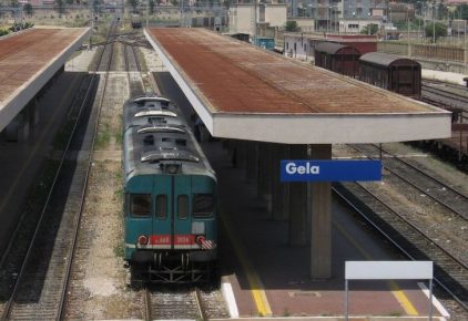 Train from Gela to Ragusa