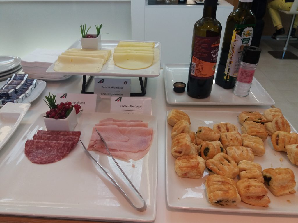 Alitalia Lounge Snacks