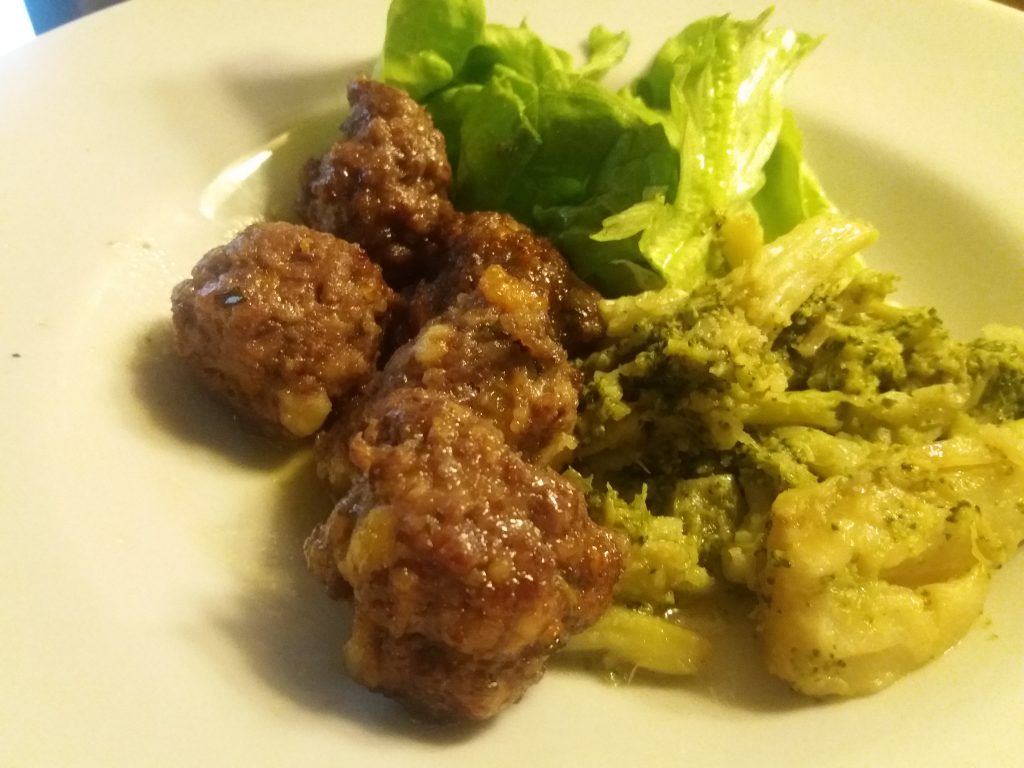 caramelized meatballs