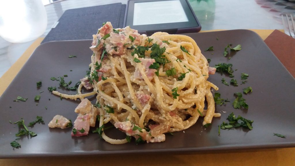 cabornara pasta that used ricotta cheese