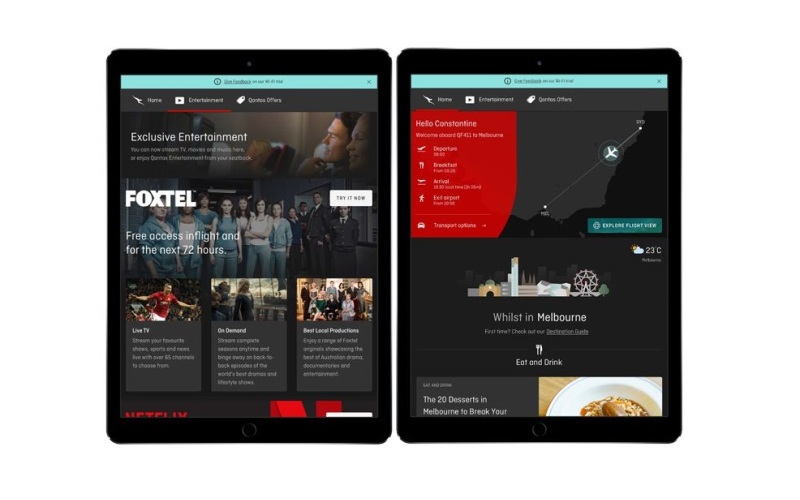 Qantas Offers Free Netflix, Foxtel & Spotify