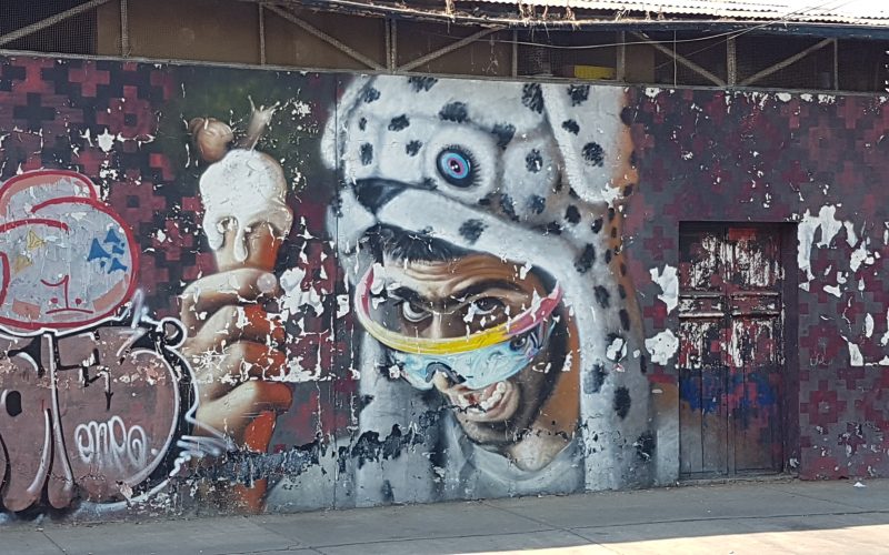 Santiago Straßenkunst-Tour