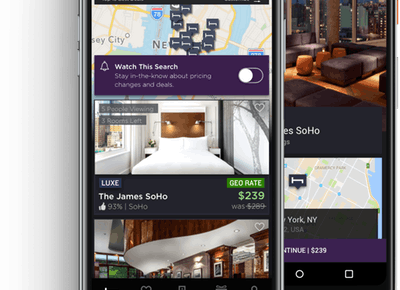 Unsold hotel room app