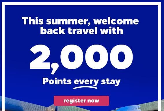 2,000 Bonus Points + flexible cancellation