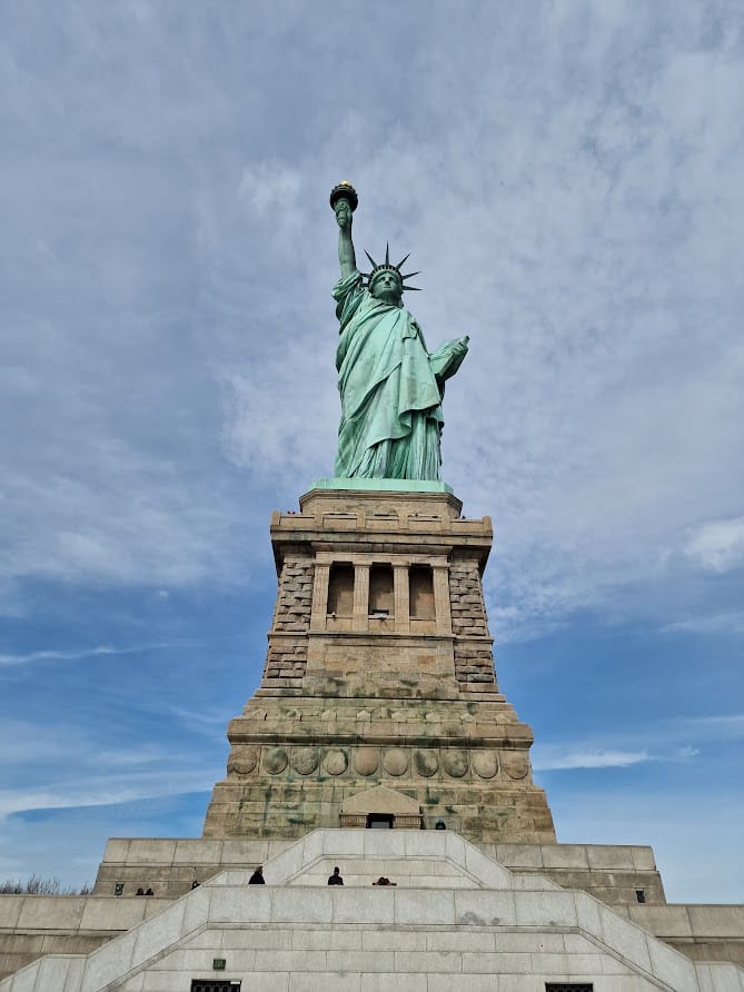 Statue of Liberty pedestal base tour
